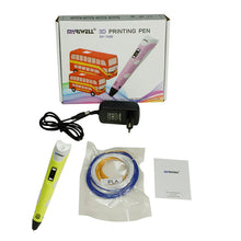 Load image into Gallery viewer, Myriwell 3D Pen 3D Printer Pen 3D Printing Drawing Pen With 50 Meters 10 Color ABS Filament Magic Maker Arts for Student Gift